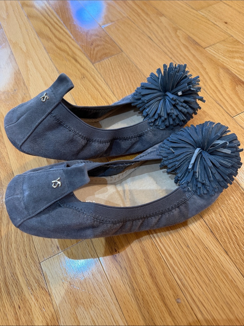 Yosi Samra Women's Samara Pom Pom Ballet Flat